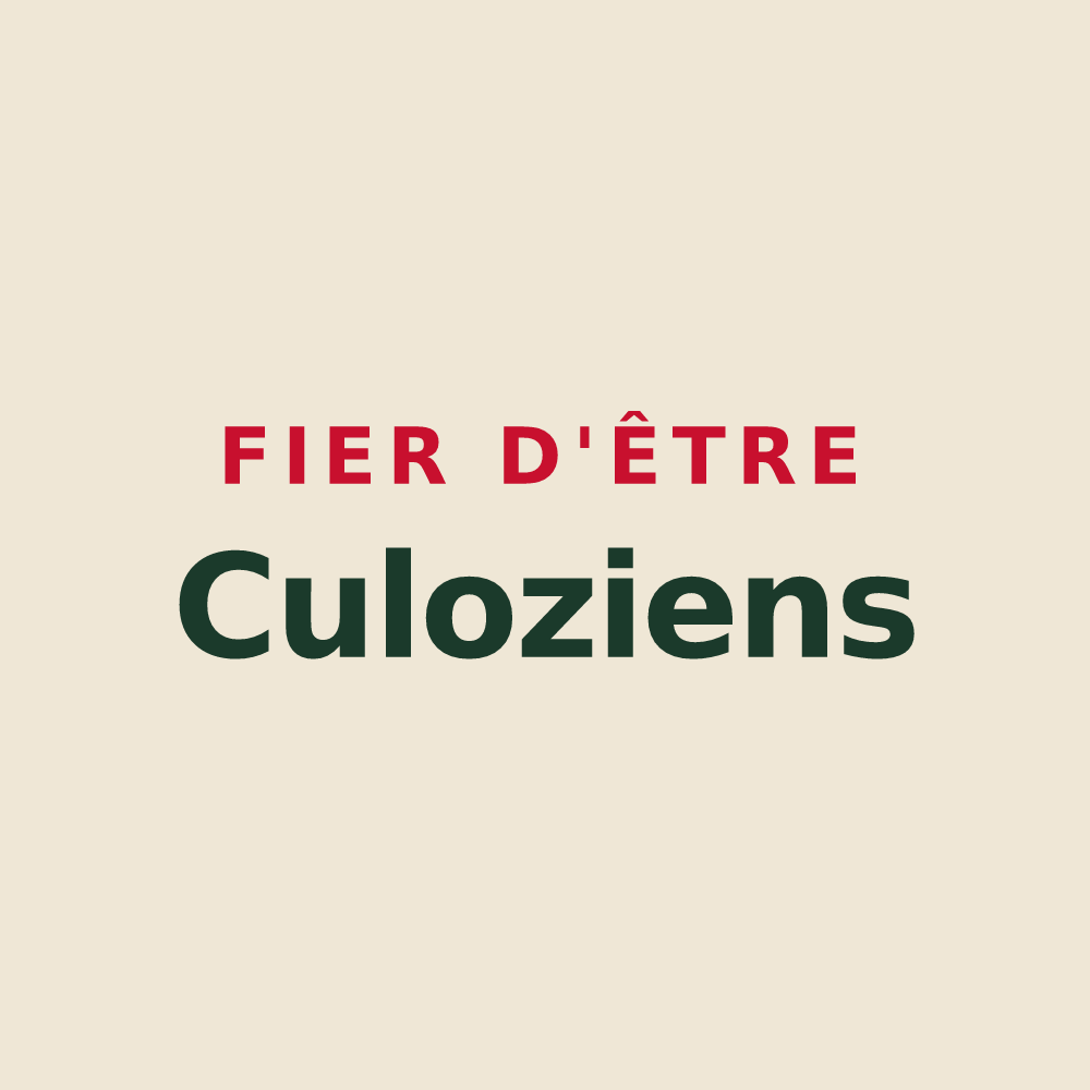 Tote bag « Fier d'être Culoziens » — design pour Culoz-Béon