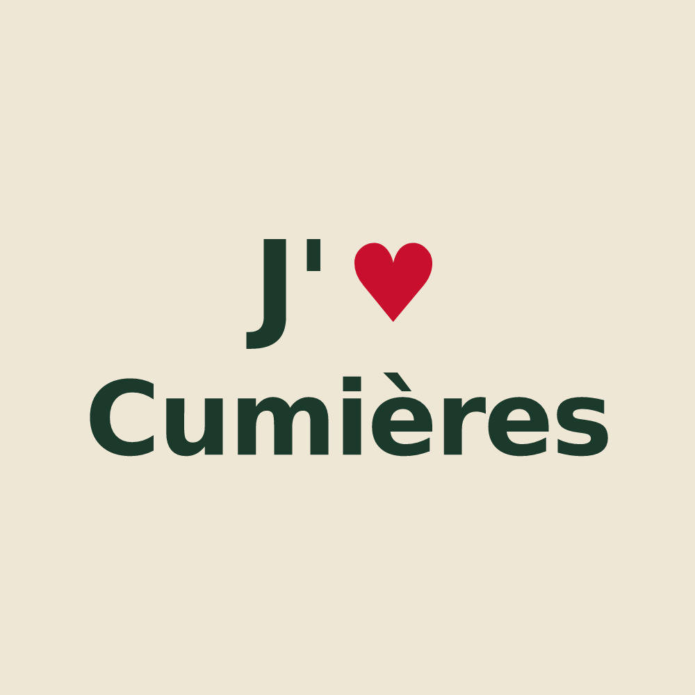 Tote bag personnalisé Cumières — design J'aime Cumières