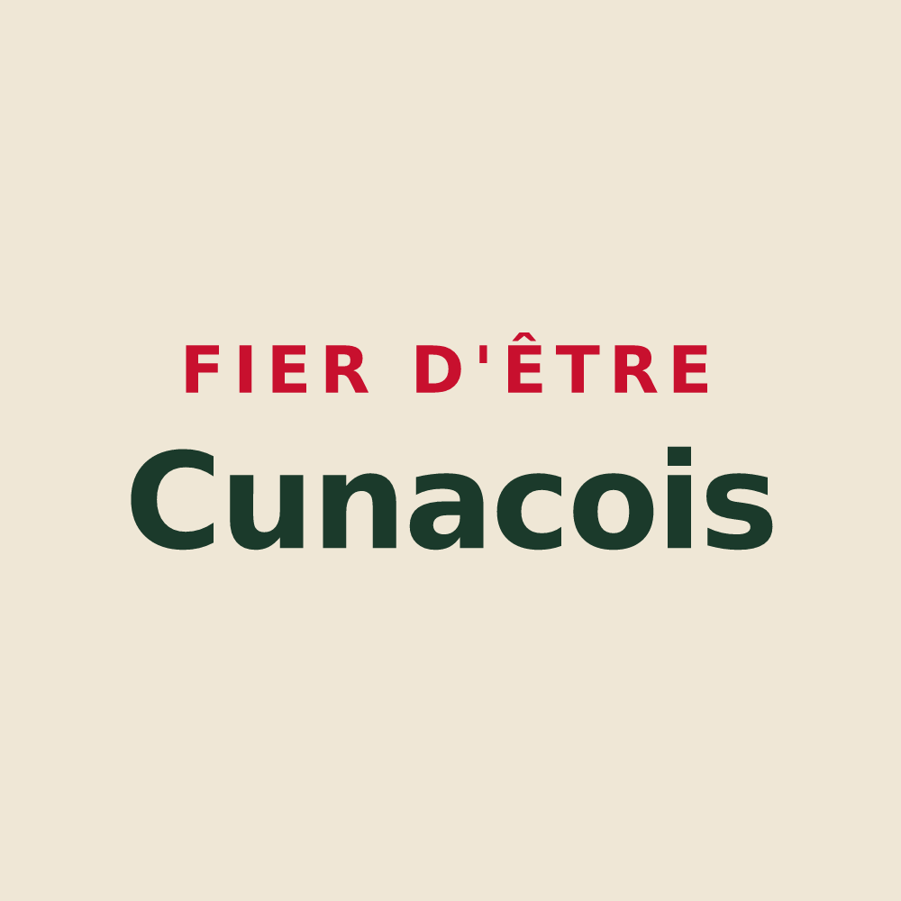Tote bag « Fier d'être Cunacois » — design pour Cunac