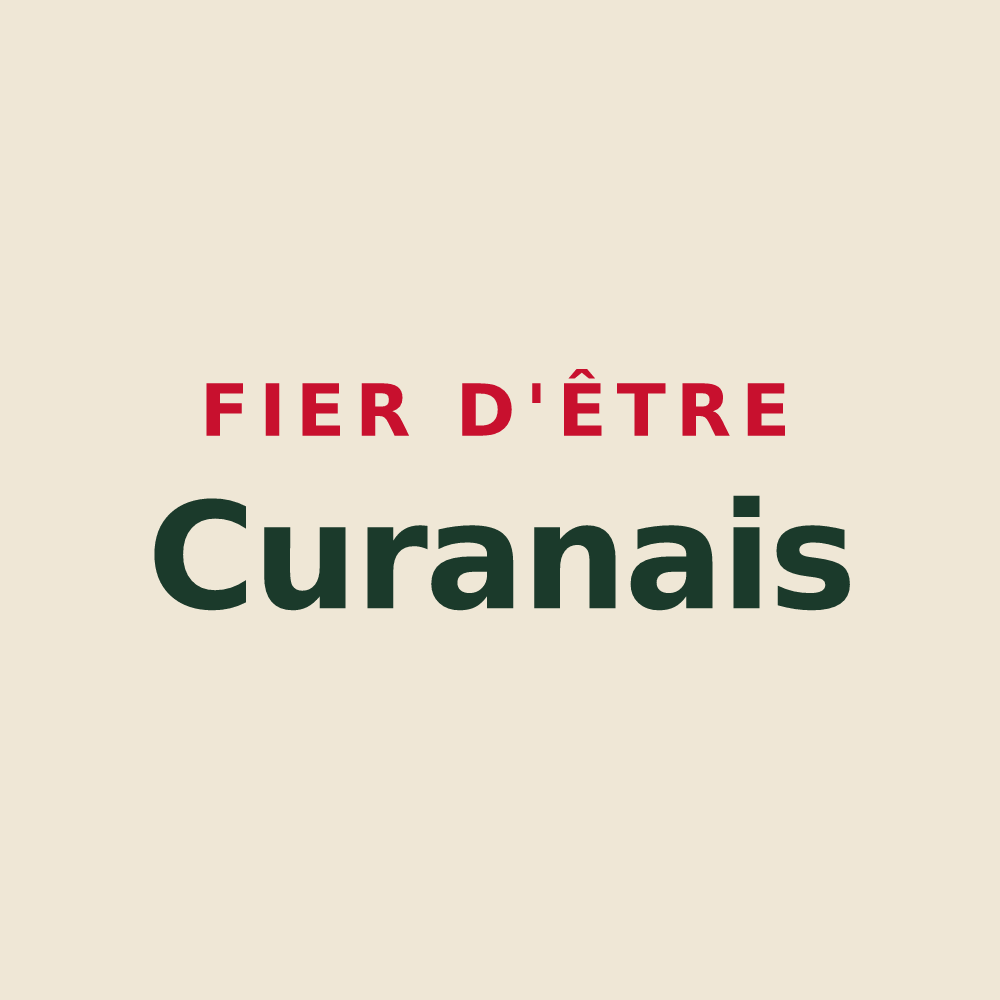 Tote bag « Fier d'être Curanais » — design pour Curan