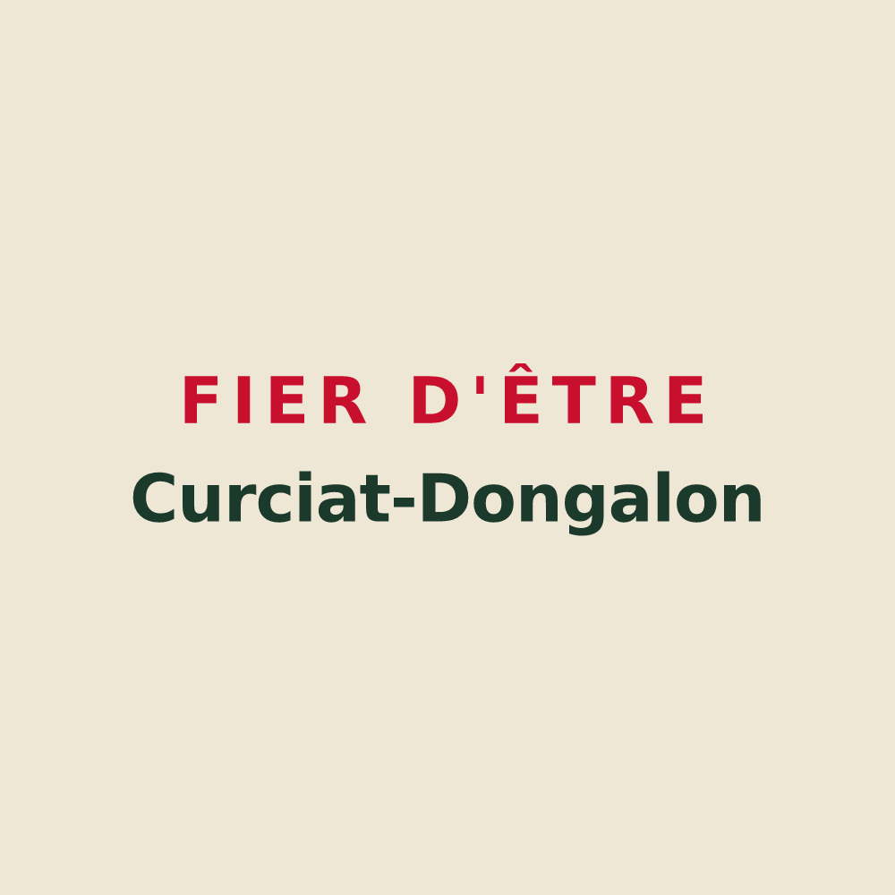 Tote bag « Fier d'être Curciat-Dongalon » — design pour Curciat-Dongalon