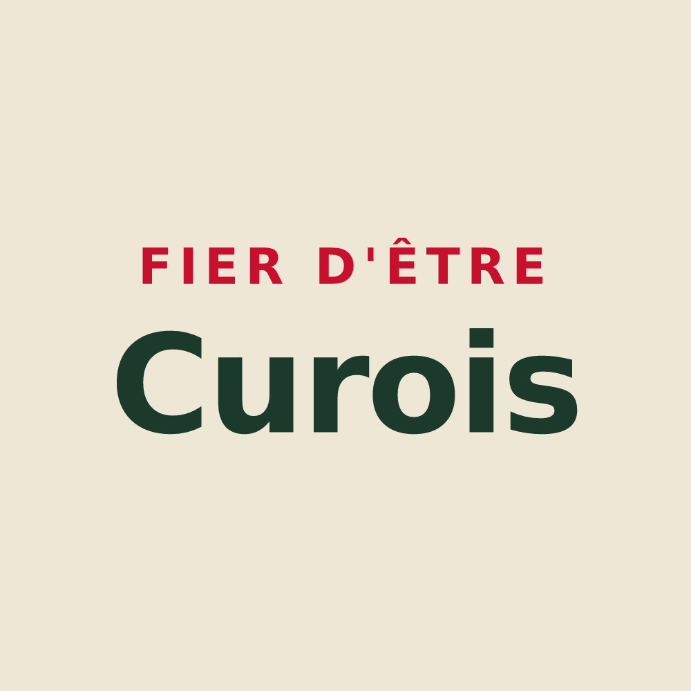 Tote bag « Fier d'être Curois » — design pour Cures