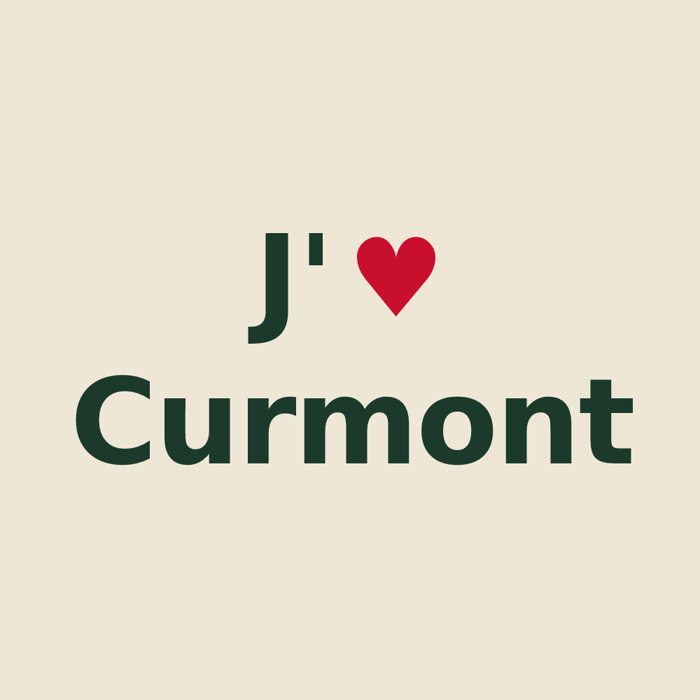 Tote bag personnalisé Curmont — design J'aime Curmont