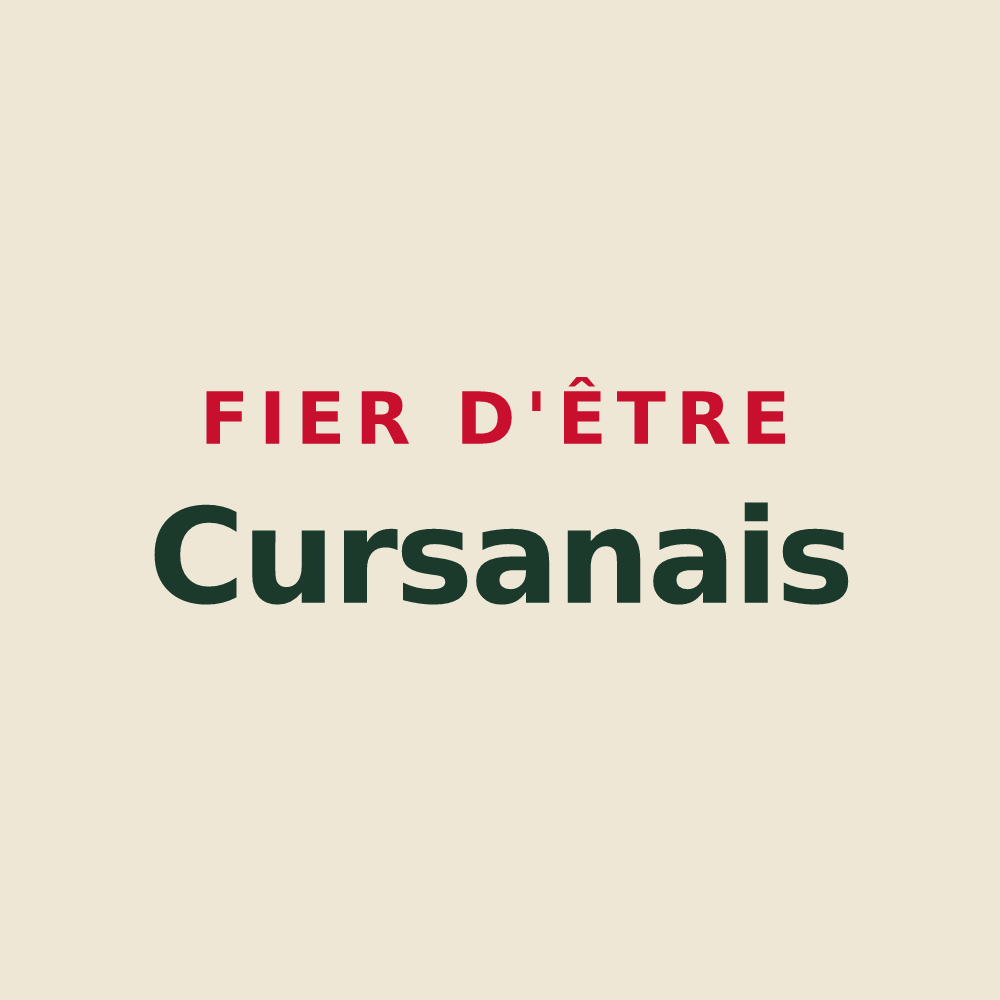 Tote bag « Fier d'être Cursanais » — design pour Cursan
