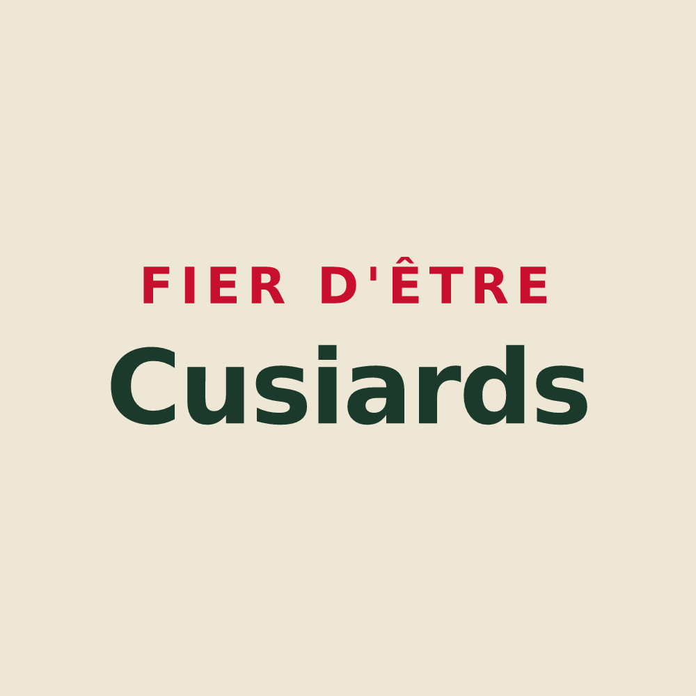 Tote bag « Fier d'être Cusiards » — design pour Cusy