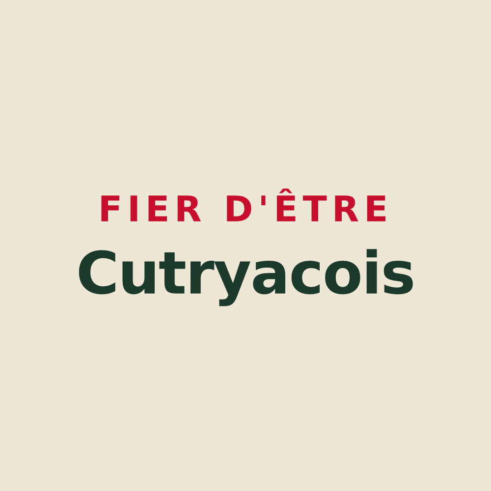 Tote bag « Fier d'être Cutryacois » — design pour Cutry