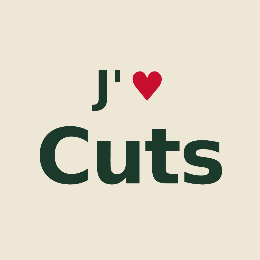Tote bag personnalisé Cuts — design J'aime Cuts
