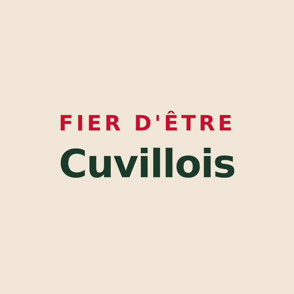 Tote bag « Fier d'être Cuvillois » — design pour Cuvilly