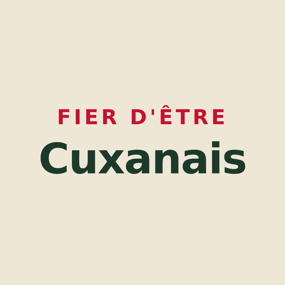 Tote bag « Fier d'être Cuxanais » — design pour Cuxac-d'Aude