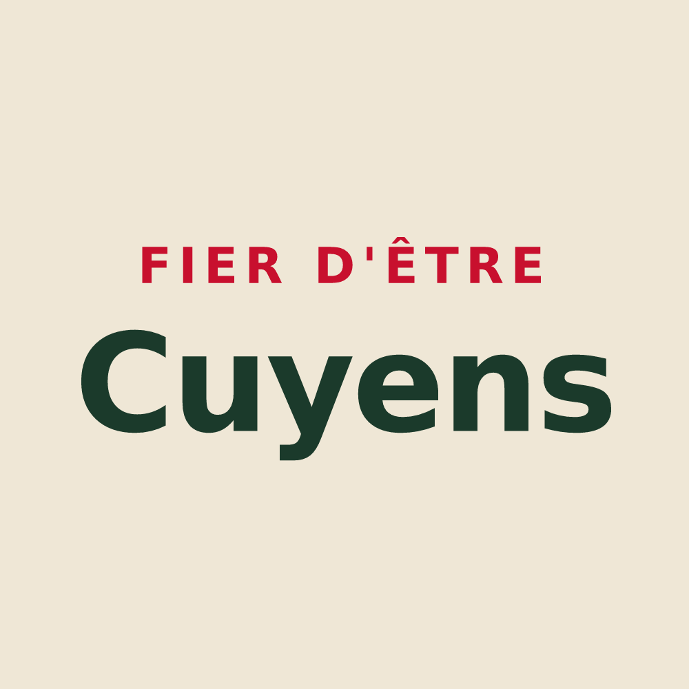 Tote bag « Fier d'être Cuyens » — design pour Cuy