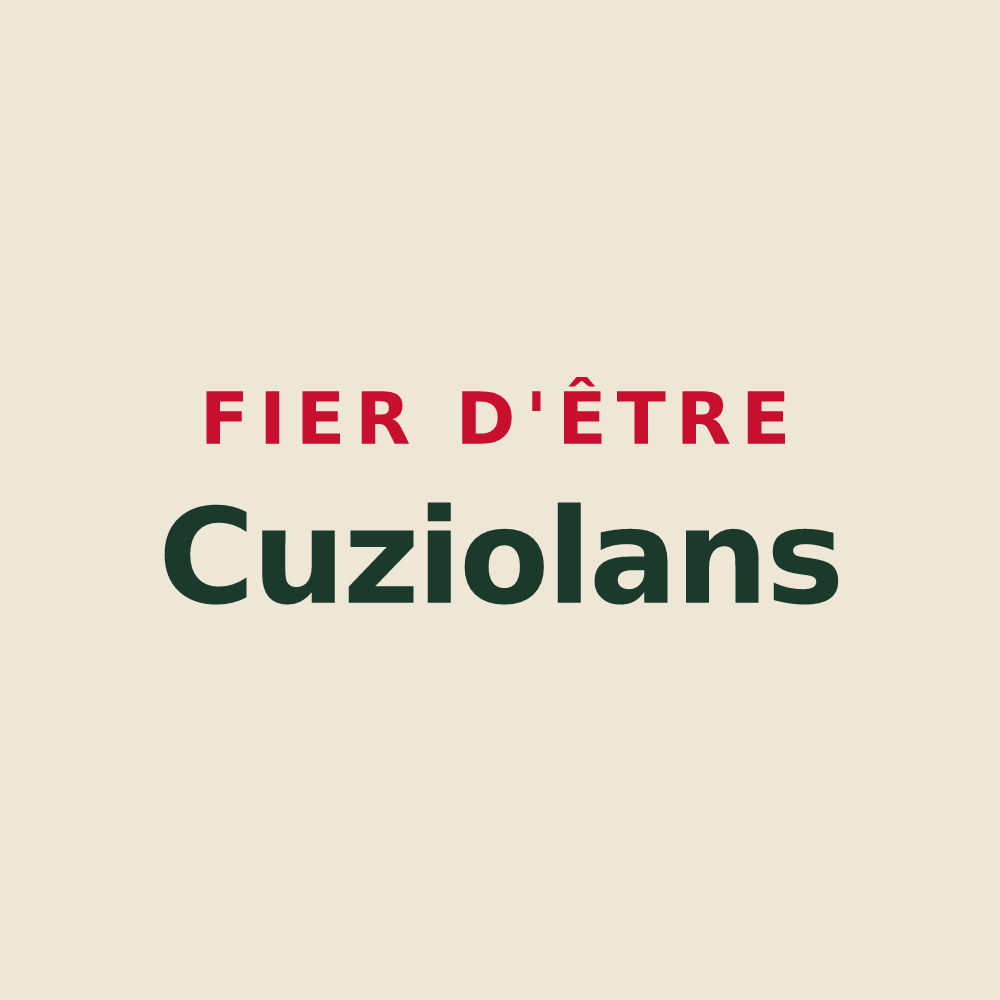 Tote bag « Fier d'être Cuziolans » — design pour Cuzieu