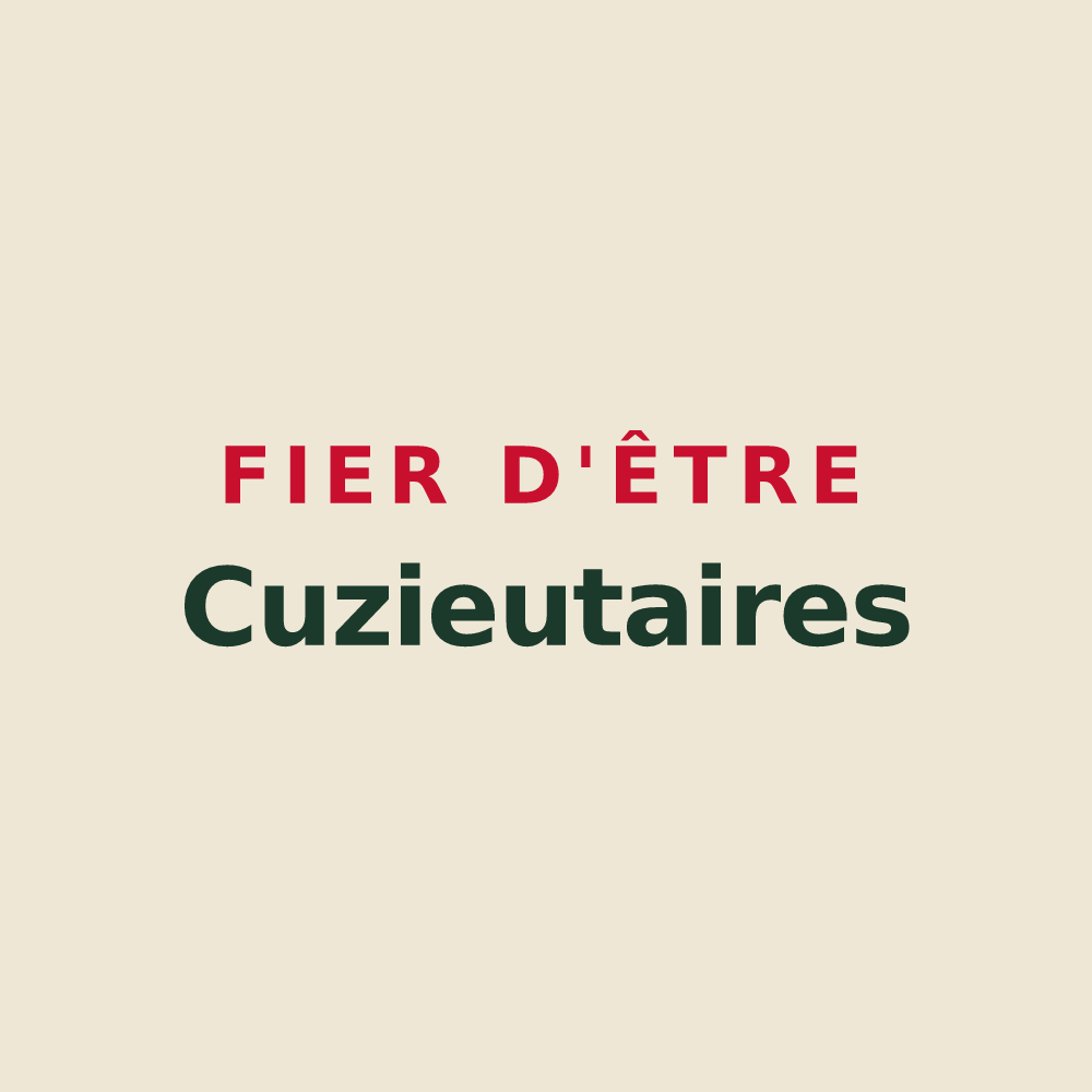 Tote bag « Fier d'être Cuzieutaires » — design pour Cuzieu