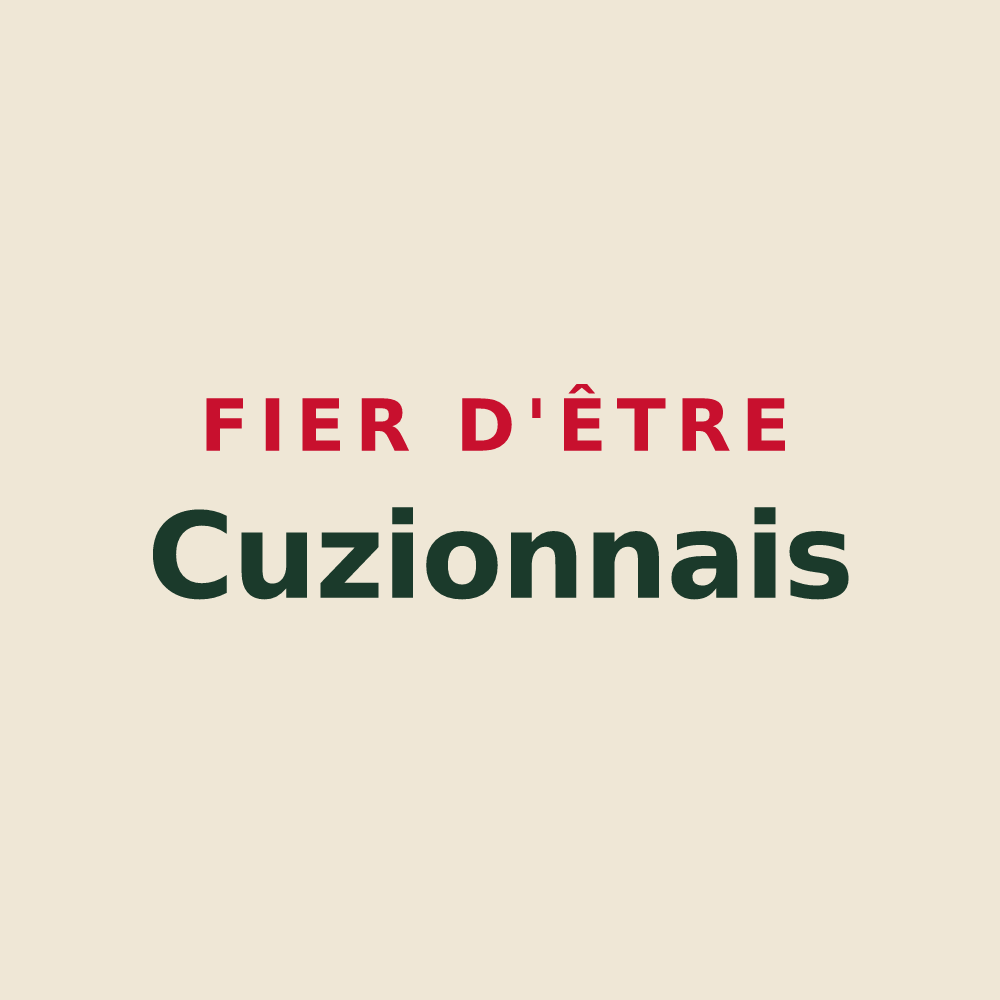Tote bag « Fier d'être Cuzionnais » — design pour Cuzion