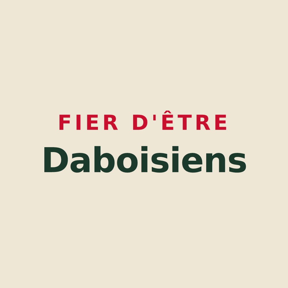 Tote bag « Fier d'être Daboisiens » — design pour Dabo