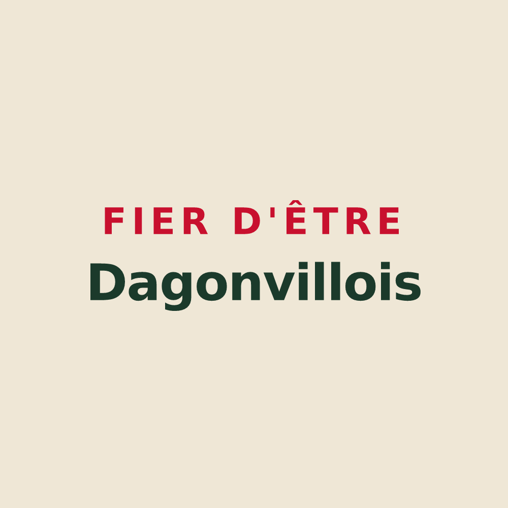 Tote bag « Fier d'être Dagonvillois » — design pour Dagonville