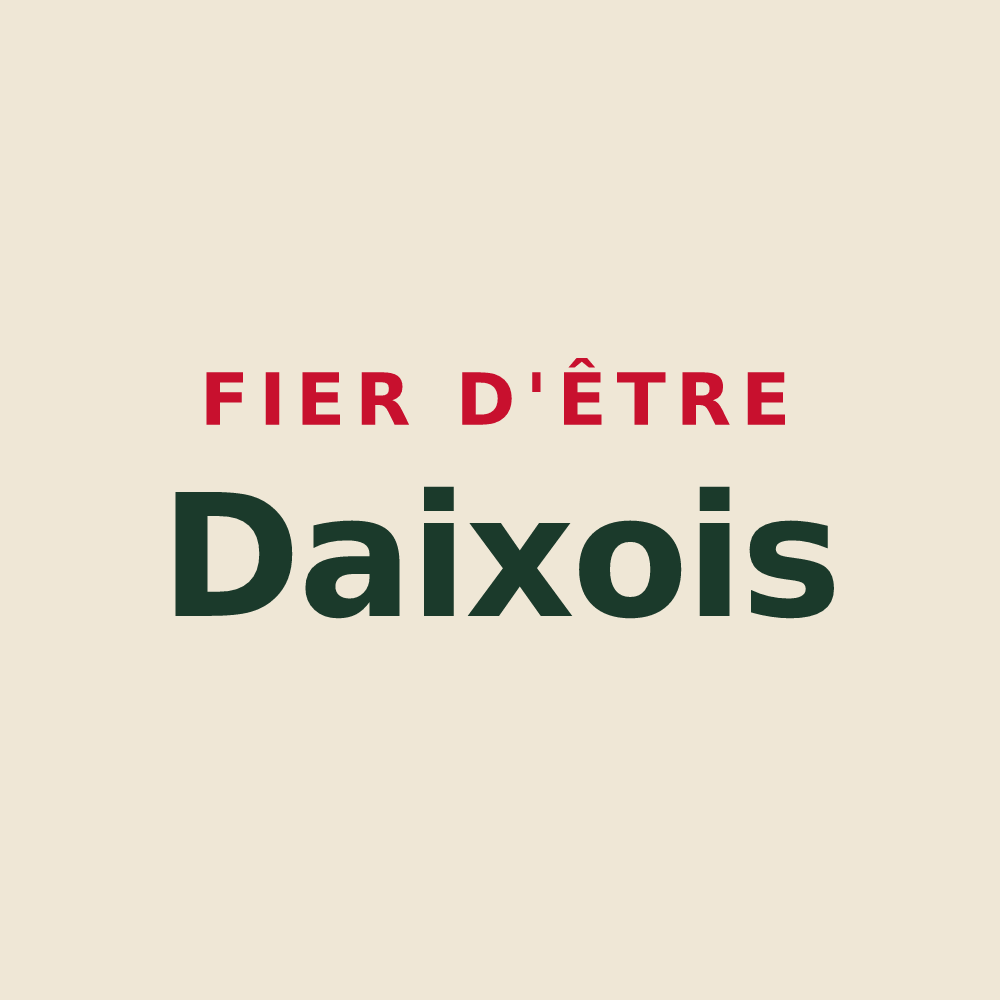 Tote bag « Fier d'être Daixois » — design pour Daix