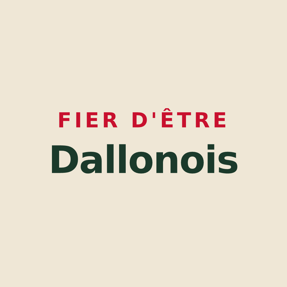 Tote bag « Fier d'être Dallonois » — design pour Dallon