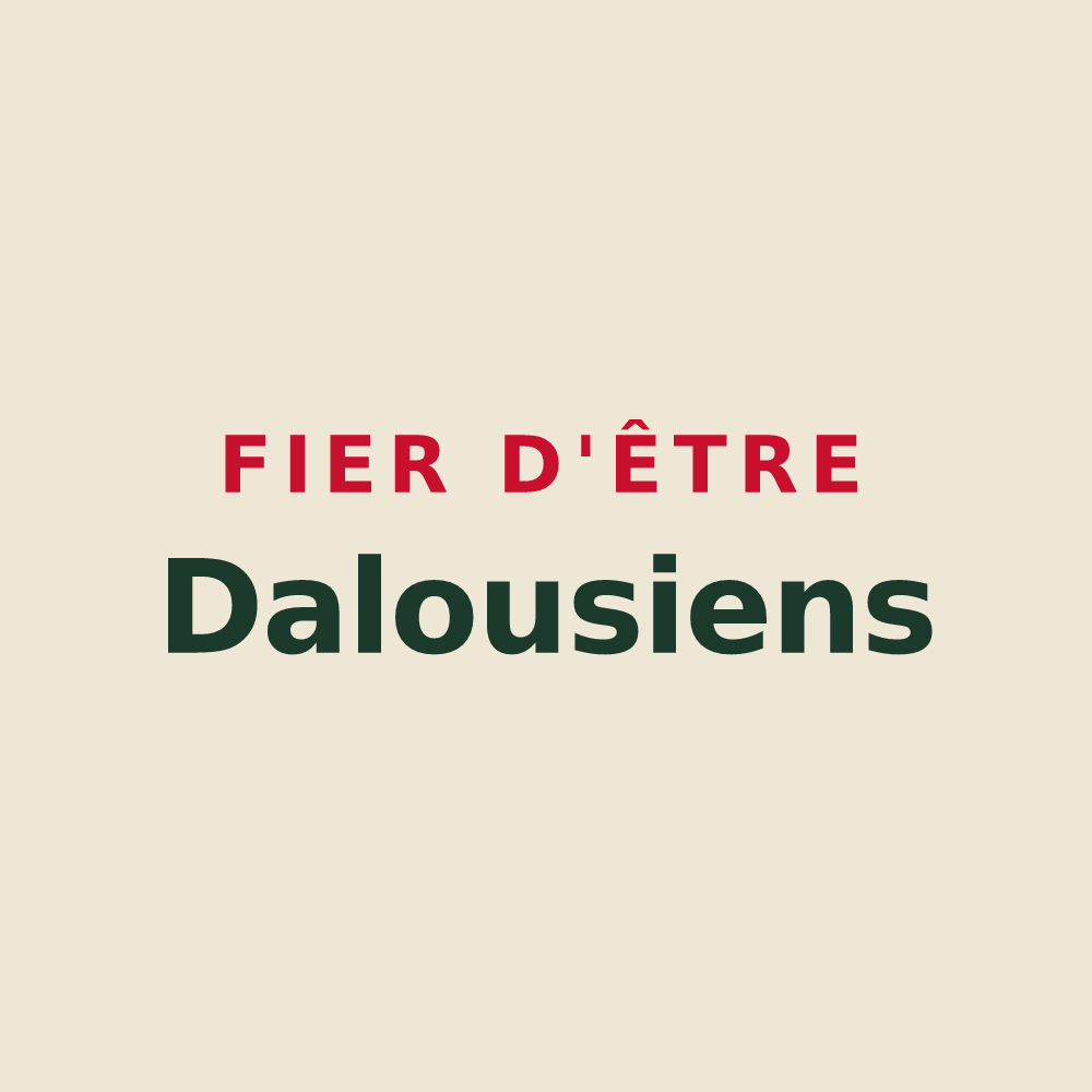 Tote bag « Fier d'être Dalousiens » — design pour Dalou