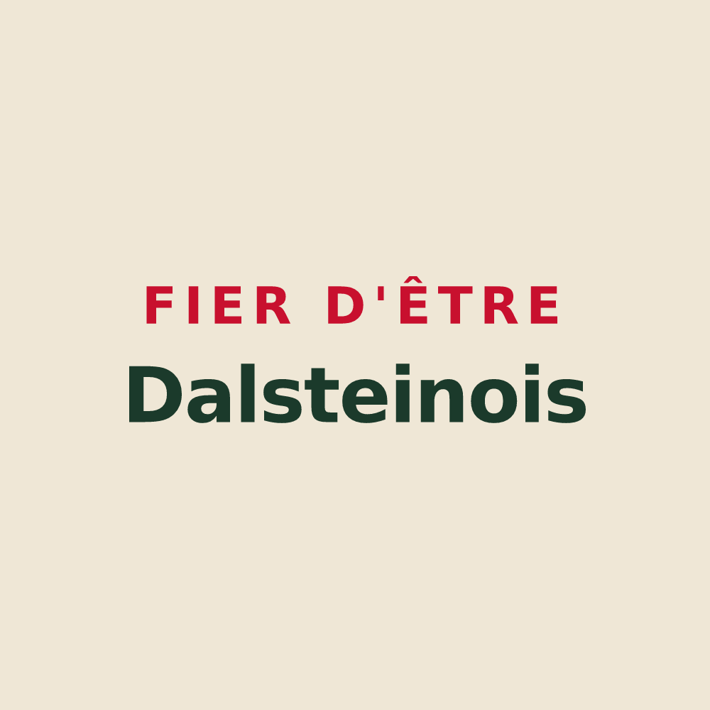 Tote bag « Fier d'être Dalsteinois » — design pour Dalstein