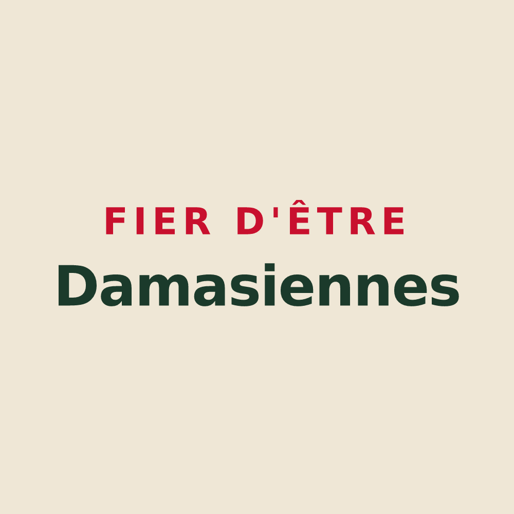 Tote bag « Fier d'être Damasiennes » — design pour Damas-aux-Bois
