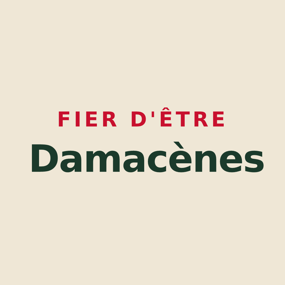 Tote bag « Fier d'être Damacènes » — design pour Damas-et-Bettegney