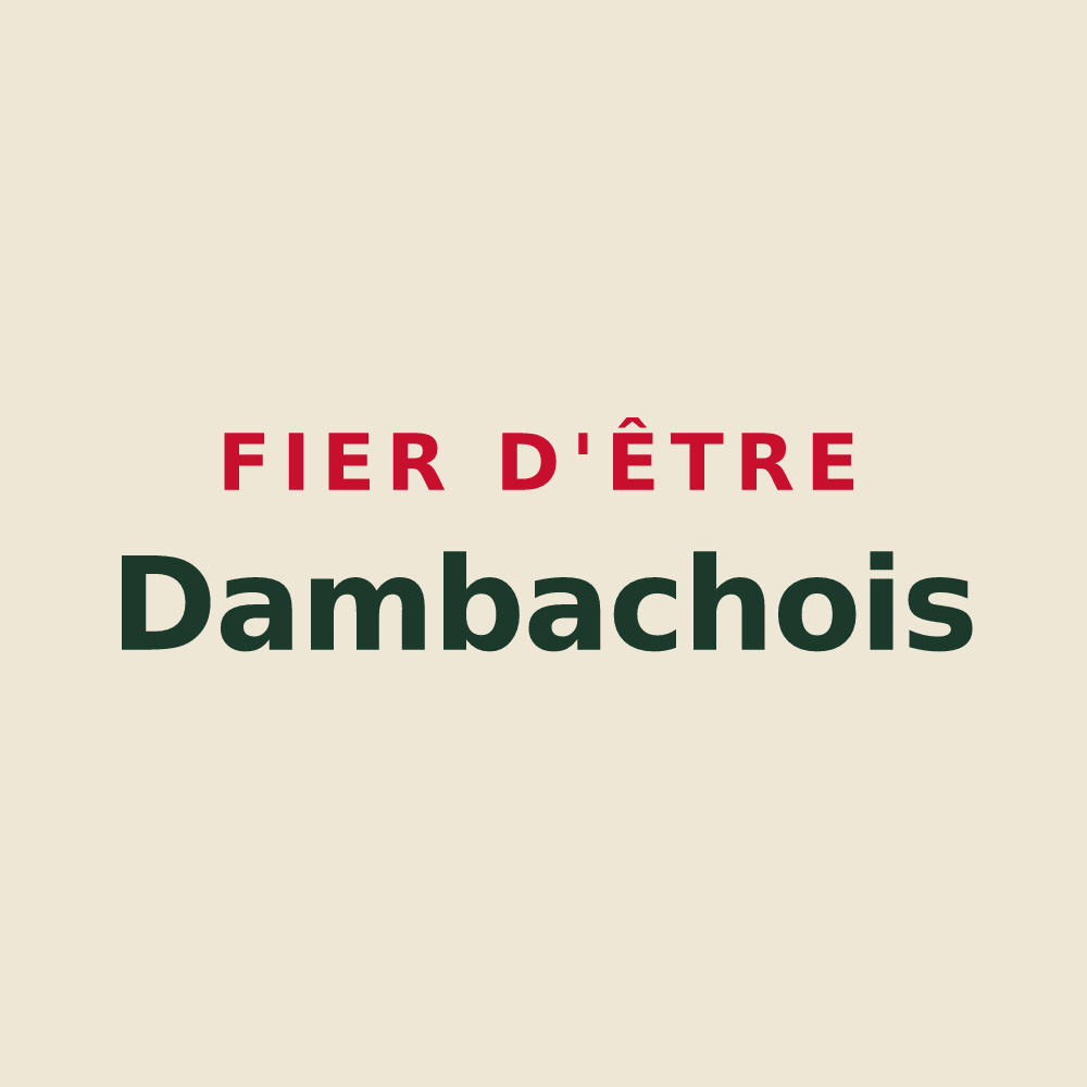 Tote bag « Fier d'être Dambachois » — design pour Dambach-la-Ville