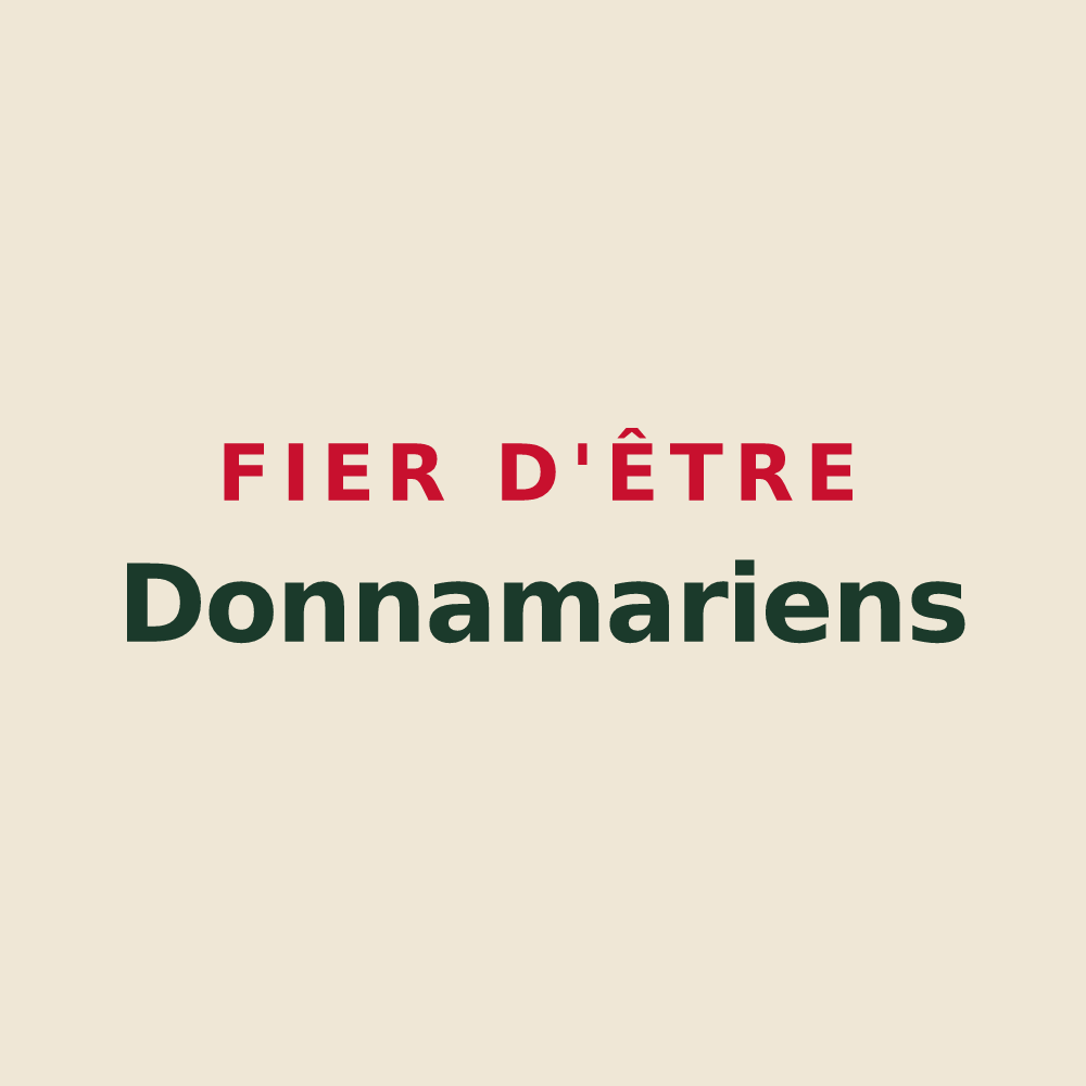 Tote bag « Fier d'être Donnamariens » — design pour Dame-Marie-les-Bois