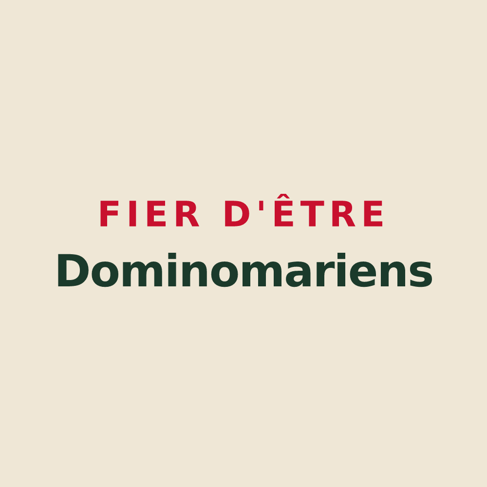 Tote bag « Fier d'être Dominomariens » — design pour Dame-Marie