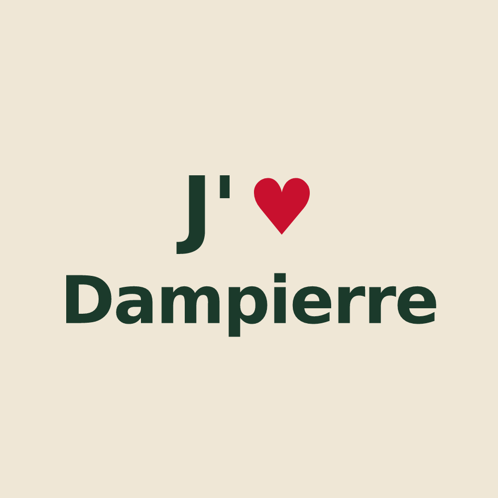 Tote bag personnalisé Dampierre — design J'aime Dampierre
