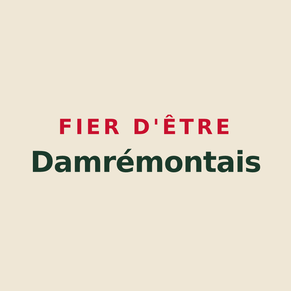 Tote bag « Fier d'être Damrémontais » — design pour Damrémont