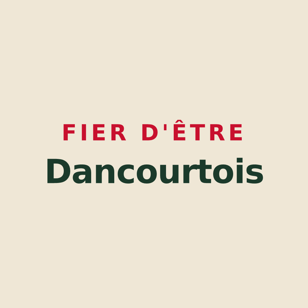 Tote bag « Fier d'être Dancourtois » — design pour Dancourt