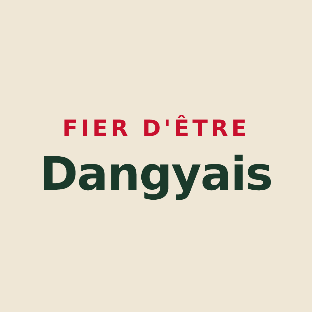 Tote bag « Fier d'être Dangyais » — design pour Dangy