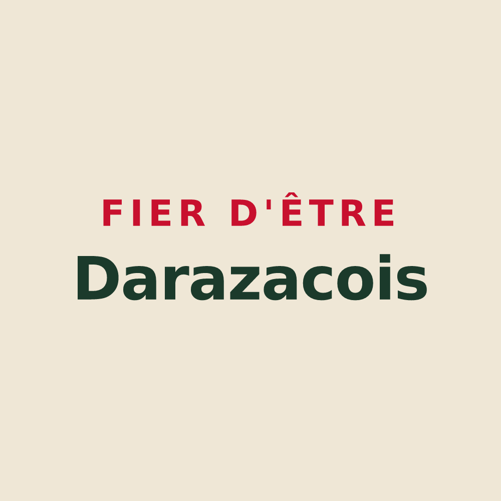 Tote bag « Fier d'être Darazacois » — design pour Darazac