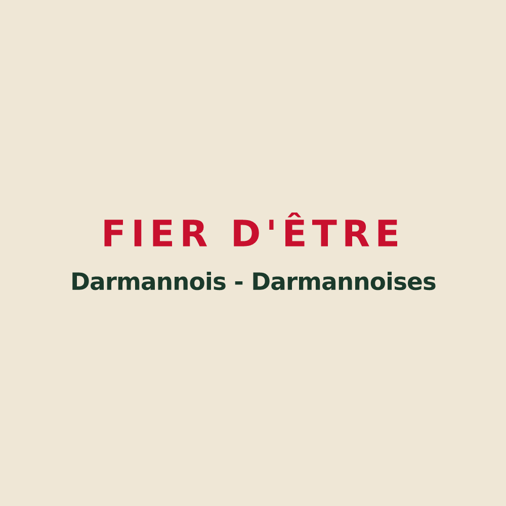 Tote bag « Fier d'être Darmannois - Darmannoises » — design pour Darmannes