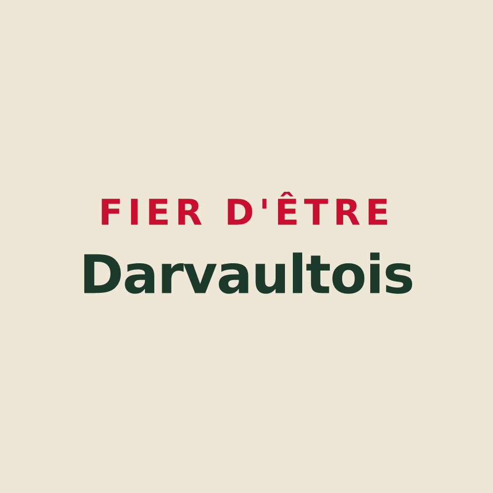 Tote bag « Fier d'être Darvaultois » — design pour Darvault