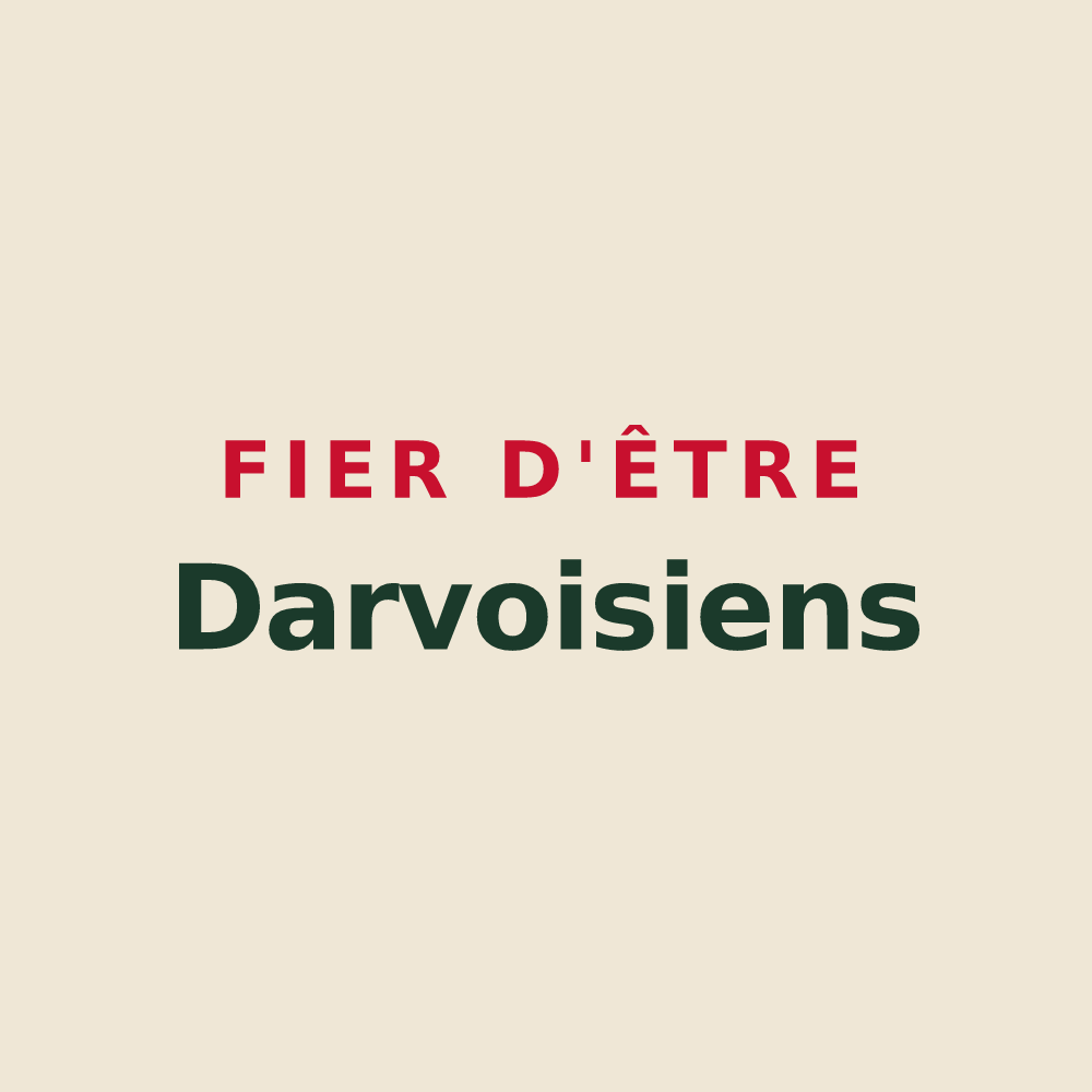 Tote bag « Fier d'être Darvoisiens » — design pour Darvoy