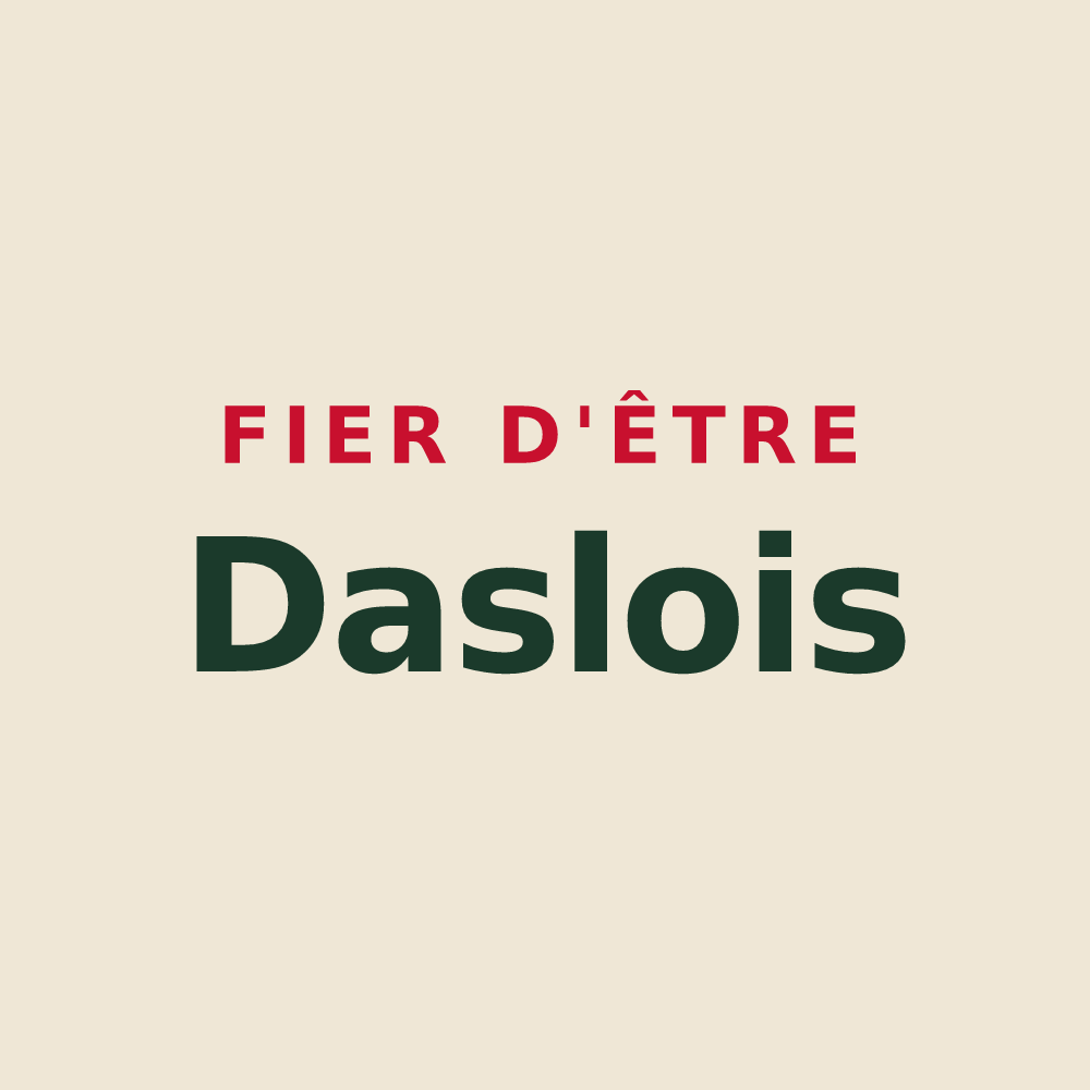 Tote bag « Fier d'être Daslois » — design pour Dasle