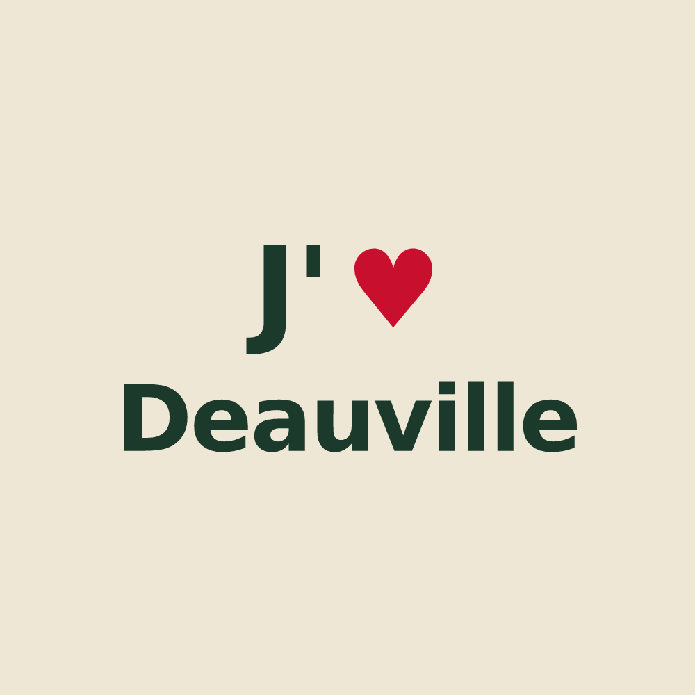 Tote bag personnalisé Deauville — design J'aime Deauville
