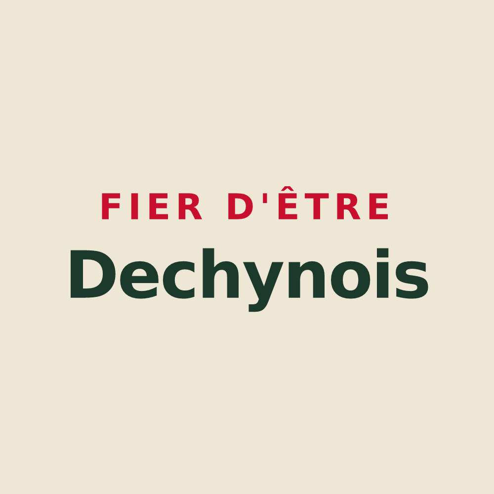 Tote bag « Fier d'être Dechynois » — design pour Dechy