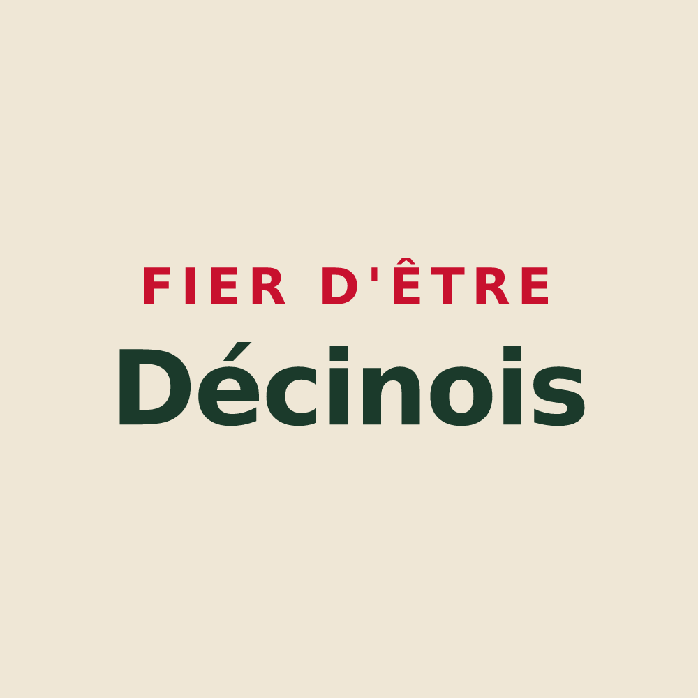 Tote bag « Fier d'être Décinois » — design pour Décines-Charpieu