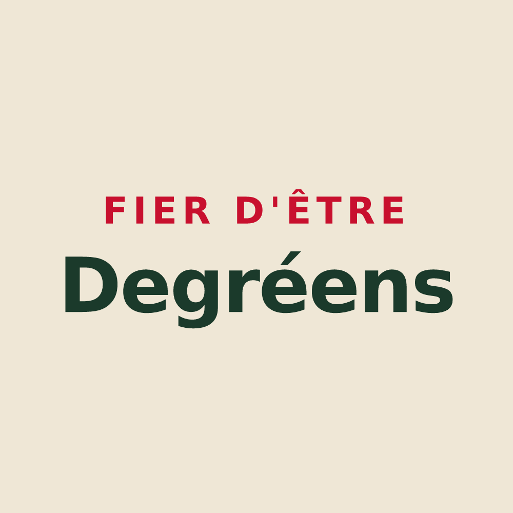 Tote bag « Fier d'être Degréens » — design pour Degré