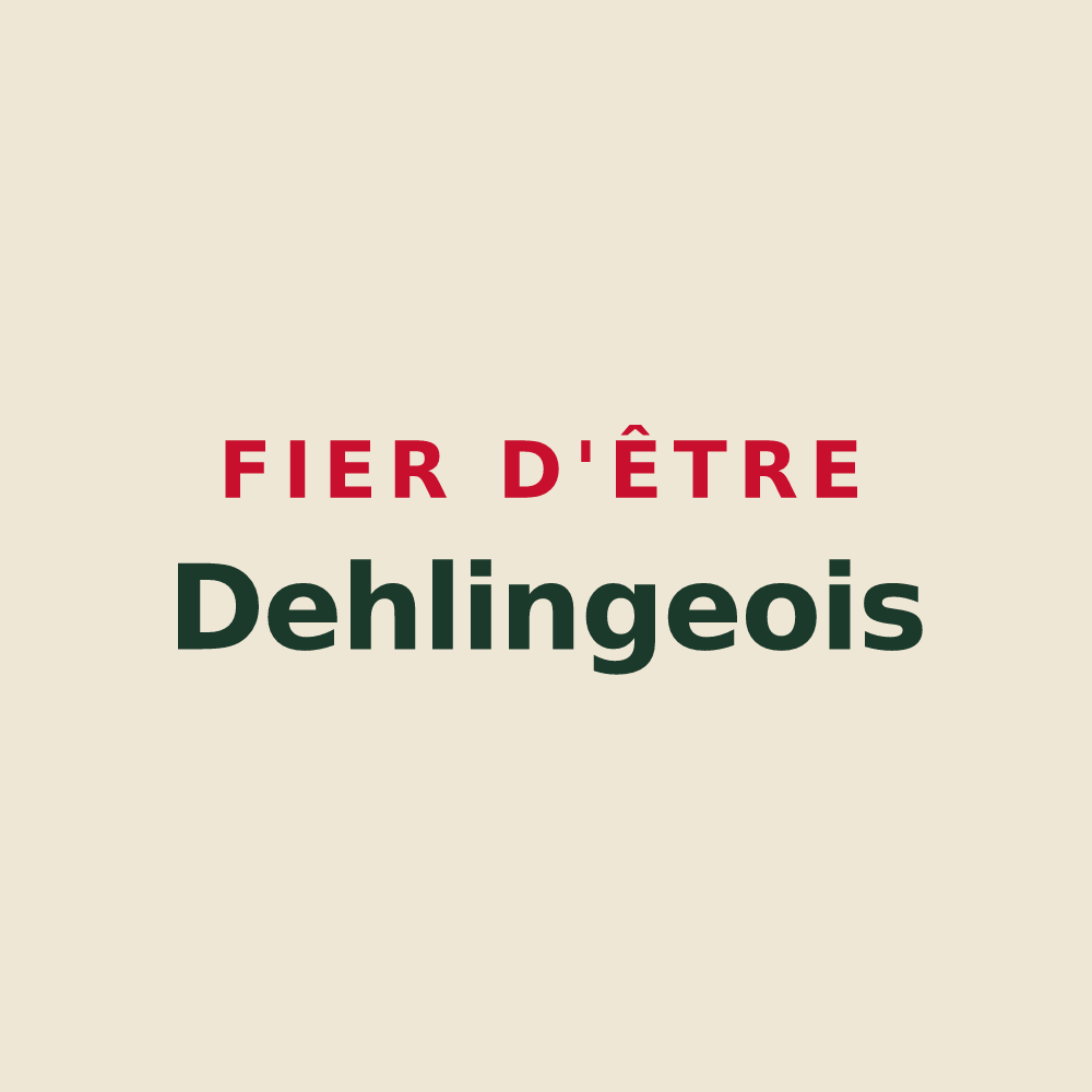 Tote bag « Fier d'être Dehlingeois » — design pour Dehlingen