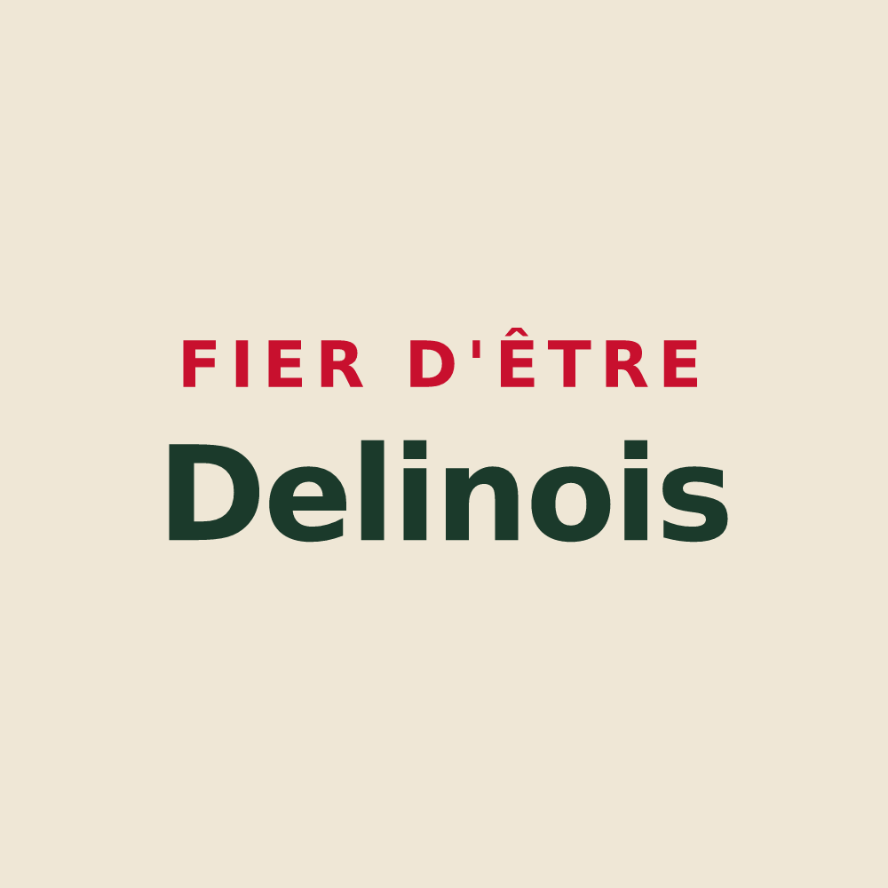 Tote bag « Fier d'être Delinois » — design pour Delain
