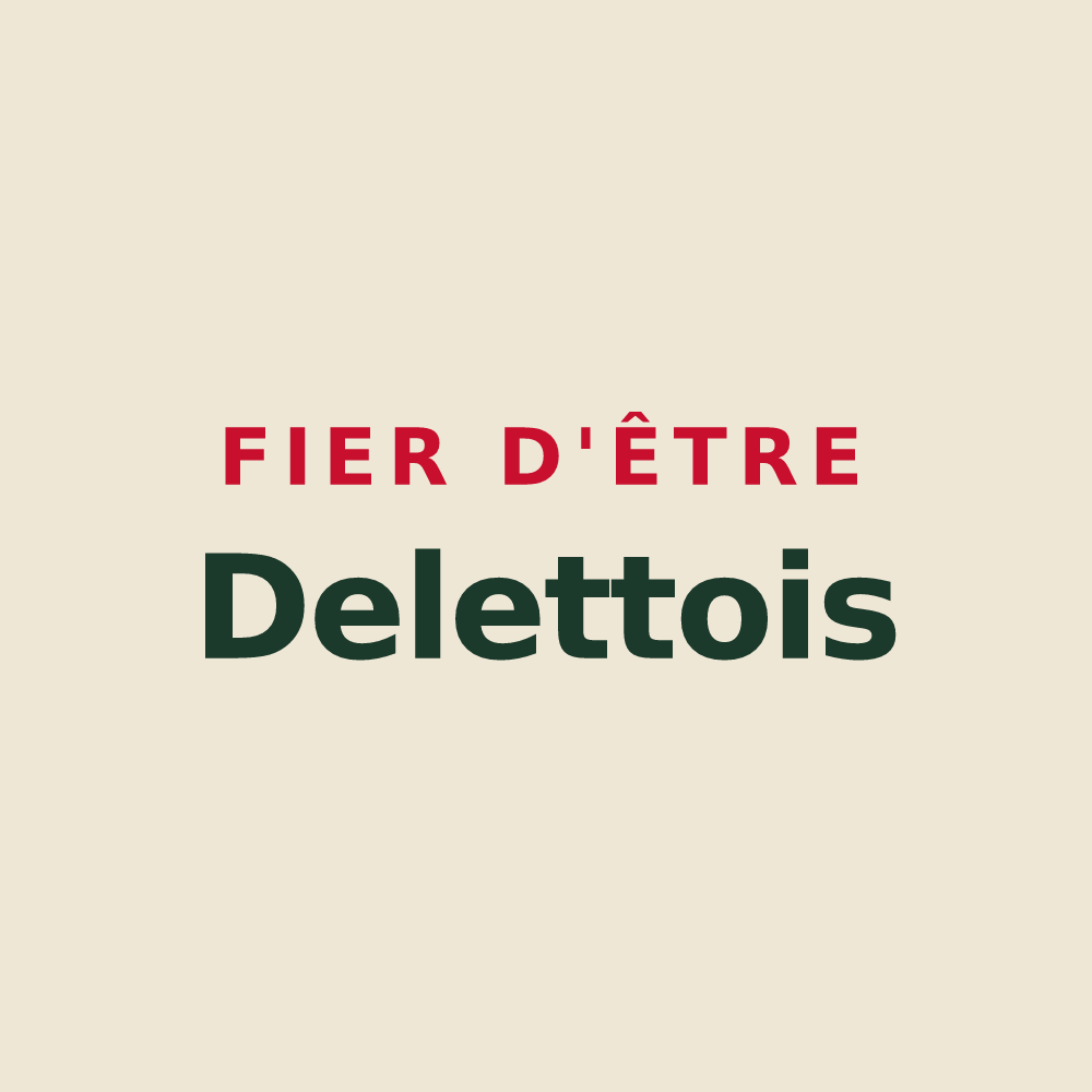 Tote bag « Fier d'être Delettois » — design pour Delettes