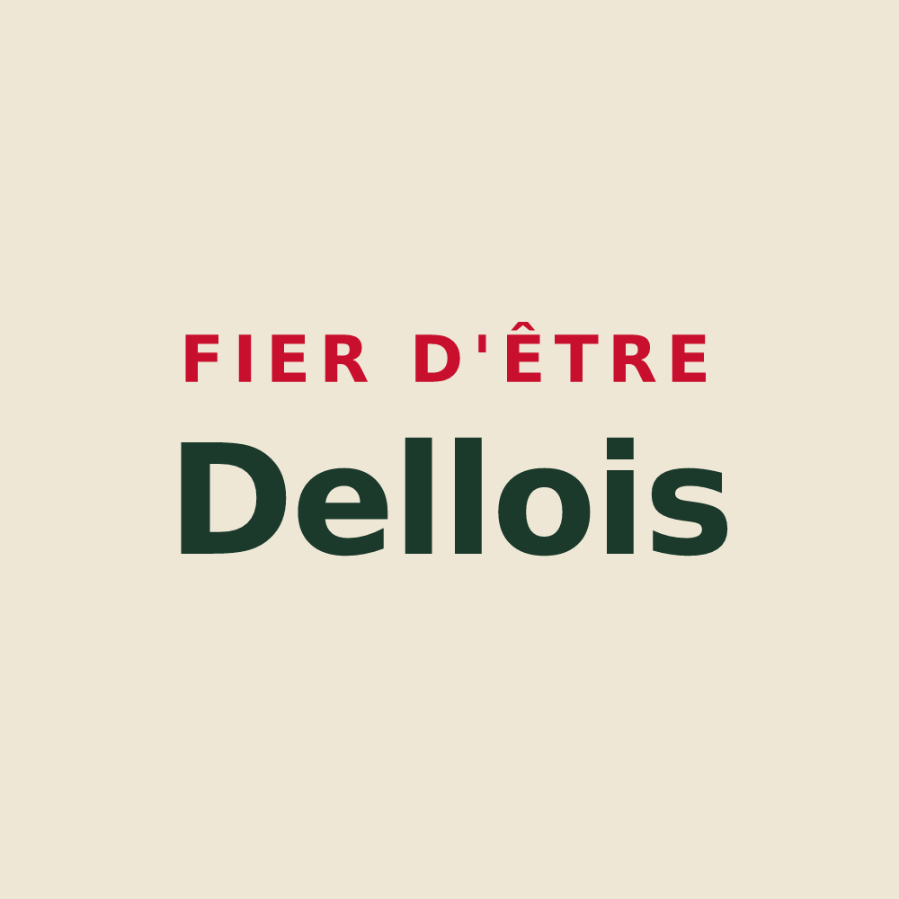 Tote bag « Fier d'être Dellois » — design pour Delle