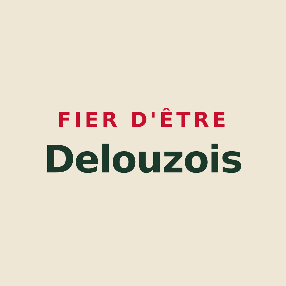 Tote bag « Fier d'être Delouzois » — design pour Delouze-Rosières