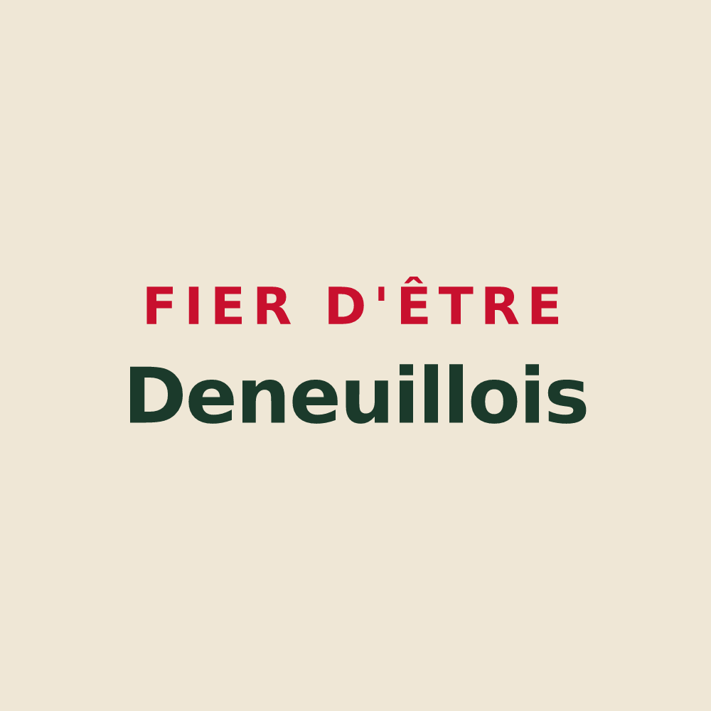 Tote bag « Fier d'être Deneuillois » — design pour Deneuille-les-Mines