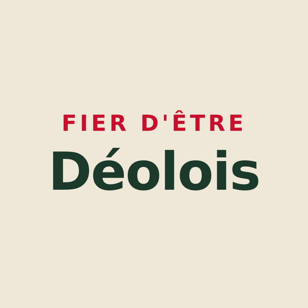 Tote bag « Fier d'être Déolois » — design pour Déols