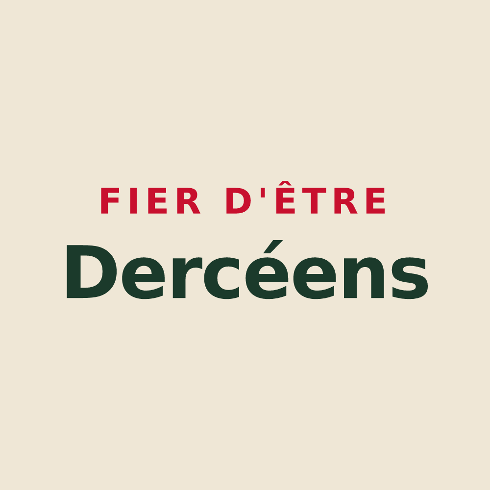 Tote bag « Fier d'être Dercéens » — design pour Dercé