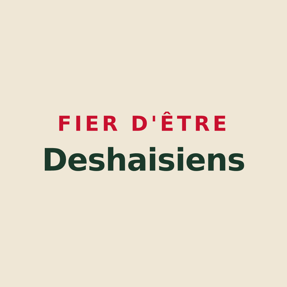 Tote bag « Fier d'être Deshaisiens » — design pour Deshaies